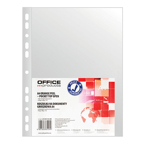 Файл А4 30мкм (100шт) 21141115-90 (20) (OFFICE PRODUCTS)